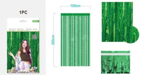 Cortina Decorativa Metálica 100x200Cm