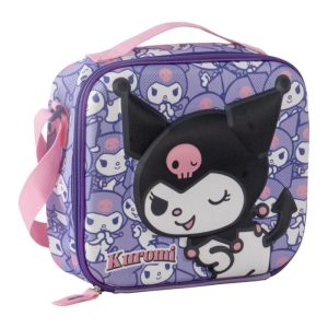 Lancheira Térmica 3D Kuromi Little Rebel 24Cm