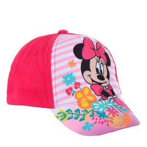 Boné Minnie Flowers Dark Pink Baby Disney 50Cm