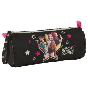Estojo Simples Preto K-POP Energy 21x7x8Cm