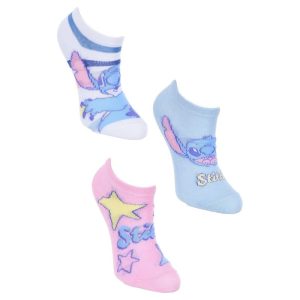 Conj. 3 Pares Meias Stitch Cute Alien 23-26