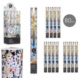 Lança Confetis Coloridos Plástico