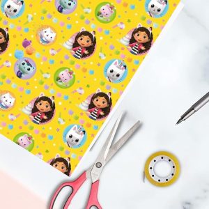 Rolo Papel Fantasia Gabby´s Dollhouse 70x200Cm