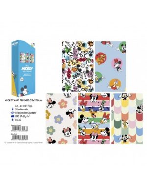 Rolo Papel Fantasia Mickey and Friends 70x200Cm
