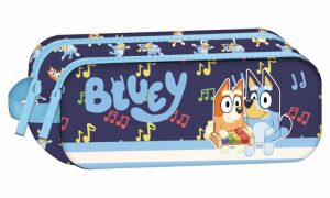 Estojo Duplo Retangular Bluey Dreams 23Cm