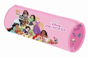 Estojo Simples Redondo Princesas Blossom Disney 23Cm