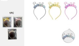 Bandolete Bride Dourada-Rosa-Multicolor