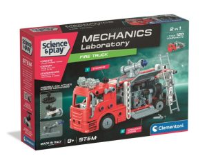 Jogo de Construção Camião dos Bombeiros 2 em 1 28x19Cm