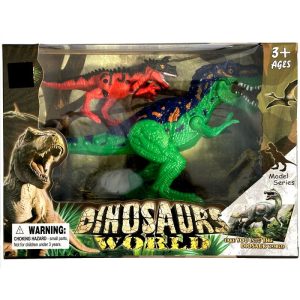 Conj. 2 Dinossauros Vulturous 23x6.5x17Cm