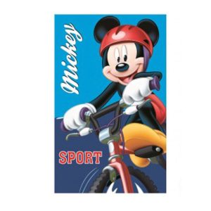 Toalha Mão-Rosto Azul Mickey Sport Disney 30x65Cm 100% algodão