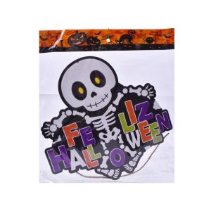 Placa de Porta Halloween 30x26Cm