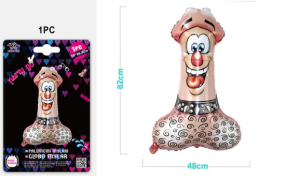 Balão Foil Pénis 48x82Cm