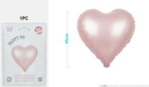 Balão Foil Coração Matte 45Cm