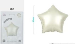 Balão Foil Estrela Matte 45Cm