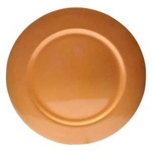 Prato Marcador Dourado 33Cm