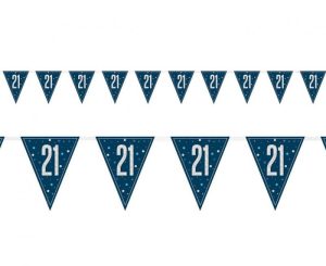 Grinalda Triangular Azul 21 Anos 274Cm