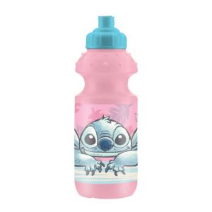 Garrafa Água Plástica 350Ml Stitch Cheeky