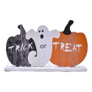 Ornamento Decorativo Mesa Halloween Trick or Treat 22x13x4,5Cm