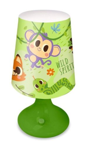Mini Candeeiro Led Animais da Floresta 9x18Cm