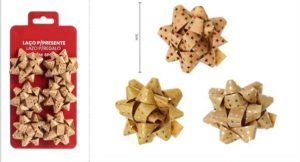 Conj 6 Laços Presente Estrelas 5Cm