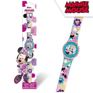 Relogio Pulso Digital Minnie Flowers