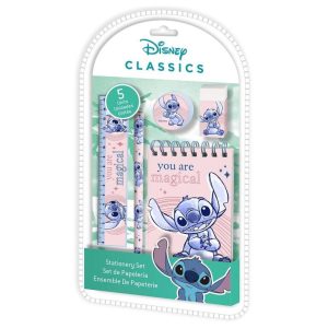 Conj. 5 Peças Escolares Stitch You Are Magical
