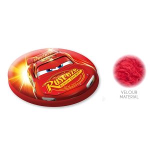 Almofada Decorativa Veludo Disney Cars Red 42x25Cm