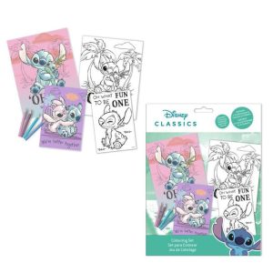 Kit de Colorir Stitch Cheeky 21x28.5Cm