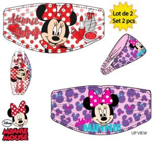 Conj. 2 Lenços Cabeça Minnie Make Up Tamanho Único