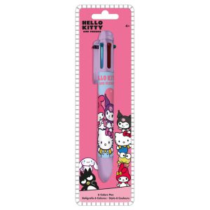 Blister Caneta 6 Cores Hello Kitty and Friends