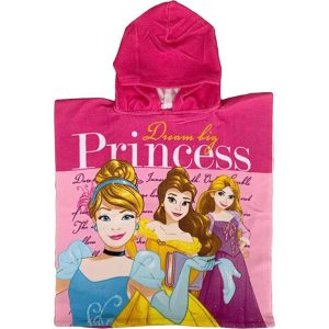 Poncho Princess Disney Dream 50x100Cm (Secagem Rápida) 100% Poliester