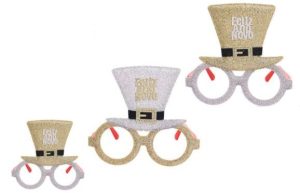 Óculos Feliz Ano Novo 14x13Cm