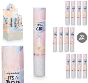 Lança Confetis Revelação de Género 30Cm