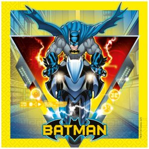 Conj. 20 Guardanapos Papel Batman Rogue Rage 33x33Cm