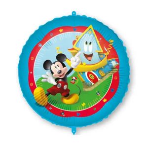 Balão Foil Redondo Mickey Rock The House Disney 46Cm