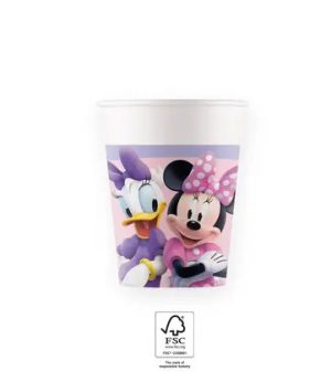 Conj. 8 Copos Papel Minnie Junior Disney 200Ml