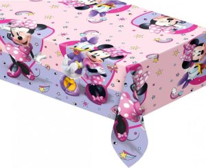 Toalha Mesa Plástico Minnie Junior Disney 120x180Cm