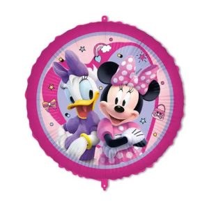 Balão Foil Redondo Minnie Junior Disney 46Cm