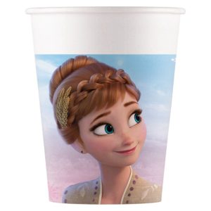 Conj. 8 Copos Papel Frozen Wind 200Ml