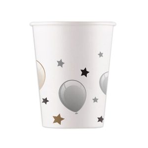 Conj. 8 Copos Papel Happy Birthday 200Ml