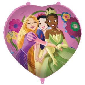 Balão Foil Coração Disney Princess Live Your Story 46cm