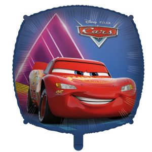 Balão Foil Quadrado Disney Cars Arena Race 46cm
