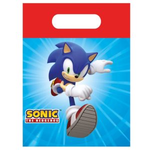 Blister 4 Sacos Papel Sonic the Hedgehog Sega