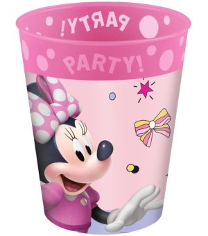 Copo Plástico Micro Premium Minnie Junior Disney 250Ml (pode ir ao Microondas)