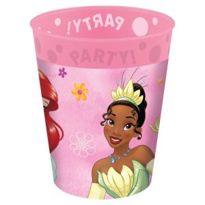 Copo de Plástico Premium Disney Princess Live Your Story 250ml (próprio para ir ao Microondas)
