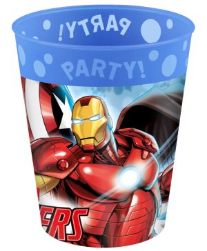 Copo Plástico Premium Avengers Stones 250Ml (pode ir ao Microondas)