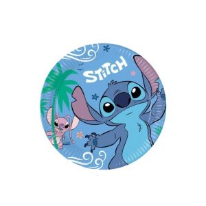 Conj. 8 Pratos Papel 23Cm Stitch & Angel