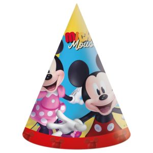 Conj. 6 Chapéus Cone Festa Mickey Jump Into Fun Disney