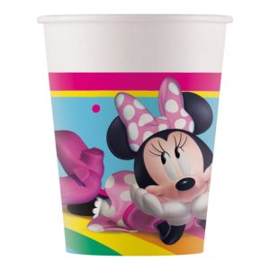 Conj. 8 Copos Papel Minnie Makes Me Smile Disney 200Ml
