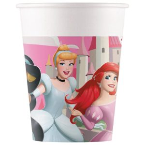 Conj. 8 Copos Papel Disney Princess Create Your World 200ml